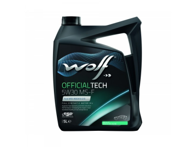 Моторное масло WOLF OFFICIALTECH 5W30 MS-F 5L