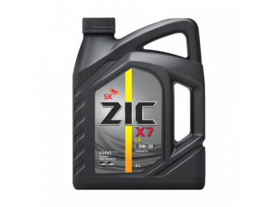 Моторное масло ZIC X7 LS 5W30, 4л